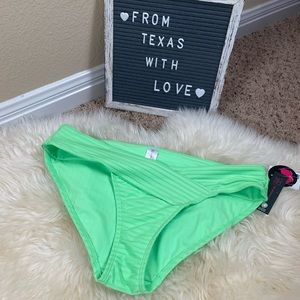 NWT No Boundaries Lime Green Bikini Bottom Sz 11-13